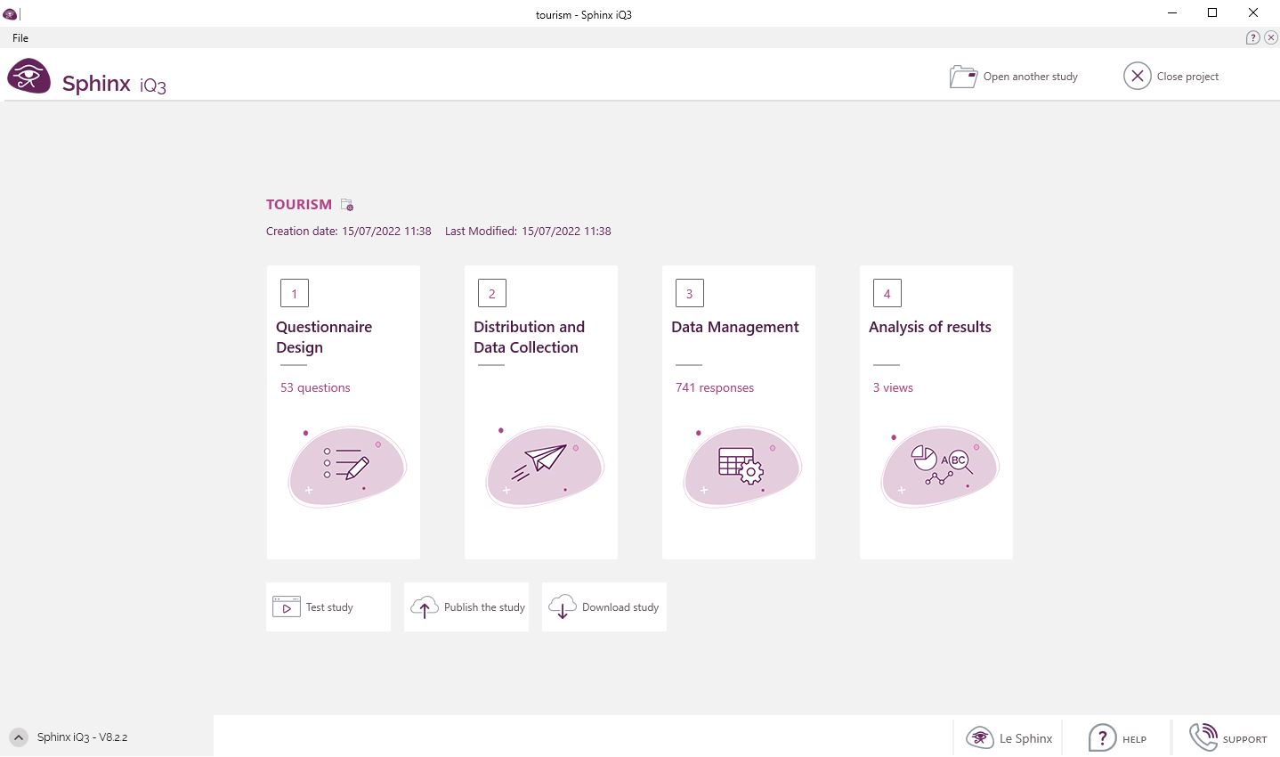screenshot of Sphinx iQ3